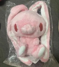 汎用うさぎ 鎮座 ぬいぐるみ ピンク
