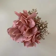 成人式前撮り くすみココア金 髪飾りヘッドドレスヘッドパーツウェディング卒業式袴