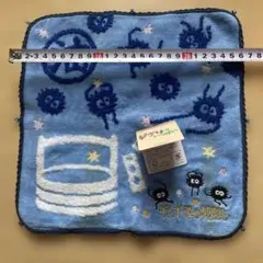 千と千尋の神隠し ススワタリ ハンカチ オーガニックコットンのサムネイル
