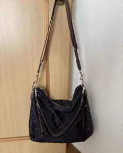 【超美品】russetネイビー ショルダーバッグ