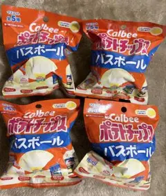 カルビー　ポテトチップス　バスボール　バスボム　入浴剤　60g×4個セット
