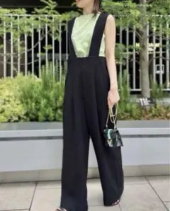 スタニングルアー　トラウザーオールインワン　 ブラック０サイズ