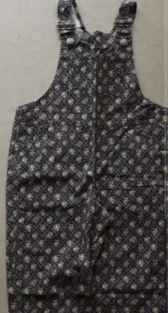 新品未開封　&pal 花柄コーデュロイサロペット 90cm