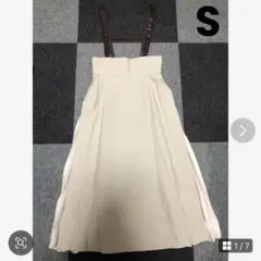 【美品】マイストラーダ サイドプリーツ ロング ジャンパー スカート 34 S