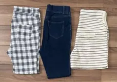 マタニティ スキニーパンツ レギンス　短パン　3枚　まとめ売り