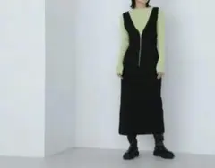 【新品タグ付】 ナチュラルビューティーベーシック　インナーセットニットジャンスカ