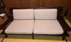 e5 美品！！葉山家具 WAZA タモ無垢材 2.5人掛けソファ - メルカリ