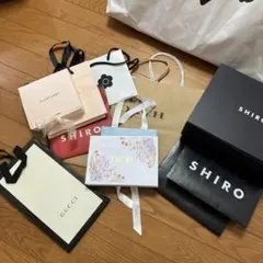 ショップ袋セット JILL STUART, Dior, SHIRO など