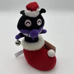 アンパンマン　クリスマスリンリン　ぬいぐるみ　ばいきんまん