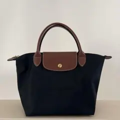 ロンシャン ル プリアージュ オリジナル S トップハンドルバッグ (ブラック)