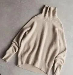 green label relaxing ウールミニタートルネックセーター