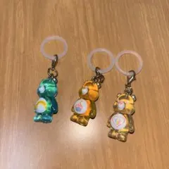 ケアベア ガチャガチャ めじるしアクセサリー 3点セット