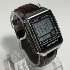 CASIO WV-59J-1AJF レザーベルトカスタム 電池交換済み