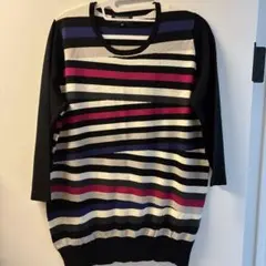 SONIA RYKIEL Collection ボーダーニット 40のサムネイル