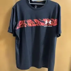 m*a様 アンダーアーマー Tシャツ ブラック/レッド