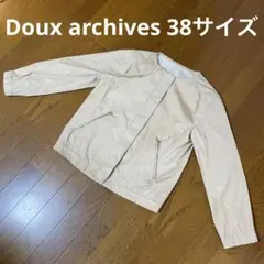 Doux archives ノーカラーブルゾン ベージュ 38のサムネイル