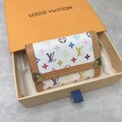 美品✨ルイヴィトン ポルトモネプラ マルチカラー モノグラム