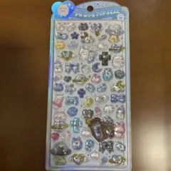 即日発送　正規品　うるちゅるポップシール　青　ブルーうさぎ宇宙　ボンボンドロップ