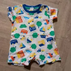 【値下げ】marimekko カラフルロンパース 62/3Mのサムネイル