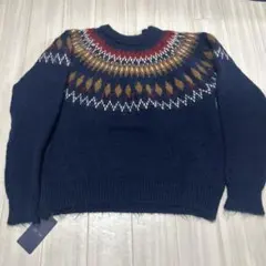 Lady like フェアアイル柄 ニット 長袖のサムネイル