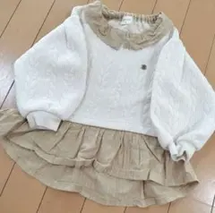 SIMPLE FREE ケーブルニットトップス 90