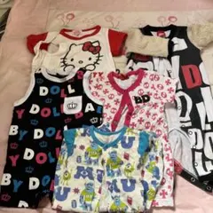 ベビードールロンパース