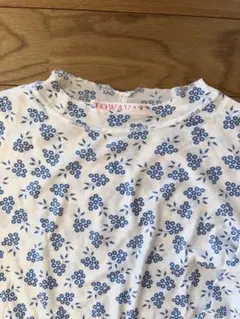 draw drawers Boat Neck Long Tee ドット花柄 - メルカリ