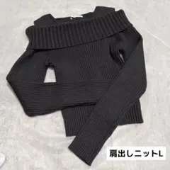 肩出し ニット Lのサムネイル