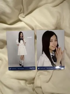 日向坂46 生写真 小坂菜緒 ネイビーサンタ衣装 座り - メルカリ