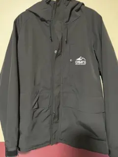 CAMP7 ブラックナイロンジャケット Lサイズ