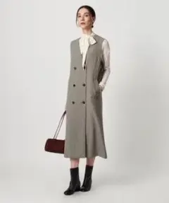 【新品】ツイル ジャンパースカート＆ジレ ―2WAY―