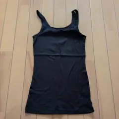 GAP　ブラック コットン キャミソール S
