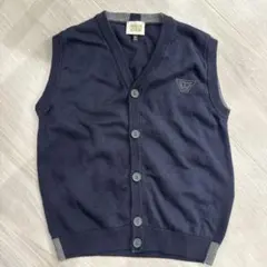 ☆EMPORIO ARMANI　ニットベスト　ネイビー　6A