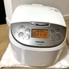 TOSHIBA 炊飯器　RC-10MSL 17年製　東芝　東芝ジャー炊飯器のサムネイル