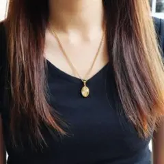 684 平野紫耀 マリアネックレス ステンレス メダイ ステンレス【ゴールド】