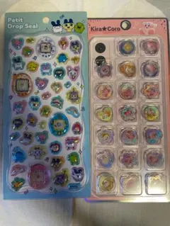カービィ　キラコロ　おはじきシール　たまごっち　プチドロップシール　プチドロ