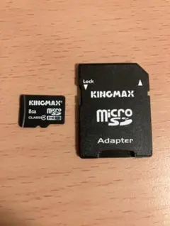 KINGMAX 8GB MicroSDカード Class 4 アダプター付き