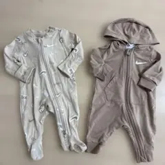 NIKE ベビー ロンパース 2枚セット 50 60