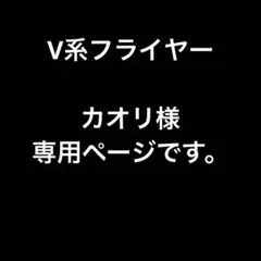 カオリ様専用！V系フライヤー