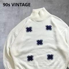 美品　海外輸入品　90年代　USA製　アクリル100% セーター　ユニセックスのサムネイル
