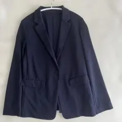 美品⭐︎UNIQLO UVカットジャージージャケット M ネイビー