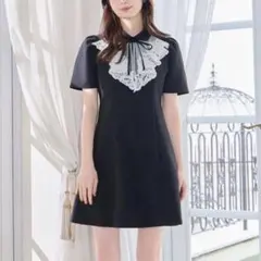 Anmille♡レースフリルカラーミニOP♡BLACKのサムネイル