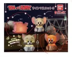 トムジェリ ガチャガチャ ライト　ジェリーとロゴ2点未開封