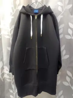 美品★Champion ブラック ジップアップパーカー