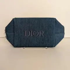 未使用ディオール　デニム　ノベルティ　ポーチ　星型チャーム付き　非売品
