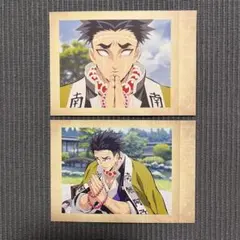 鬼滅の刃 ufotable チェキ風ブロマイド レア絵柄セット不死川実弥富岡