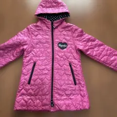 Rayalice ピンク ダウンコート フード付き