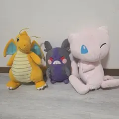 ポケモン ぬいぐるみ 3点セット カイリュー モルペコ ミュウ