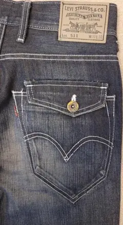 新品 Levi's 511 W32L32 abx特別デザイン リーバイスジーンズ