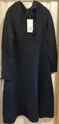 ☆Mila Owen☆可愛いブラックニットＡラインワンピース 新品